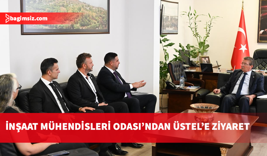 KTMMOB İnşaat Mühendisleri Odası, Başbakan Ünal Üstel'i ziyaret etti