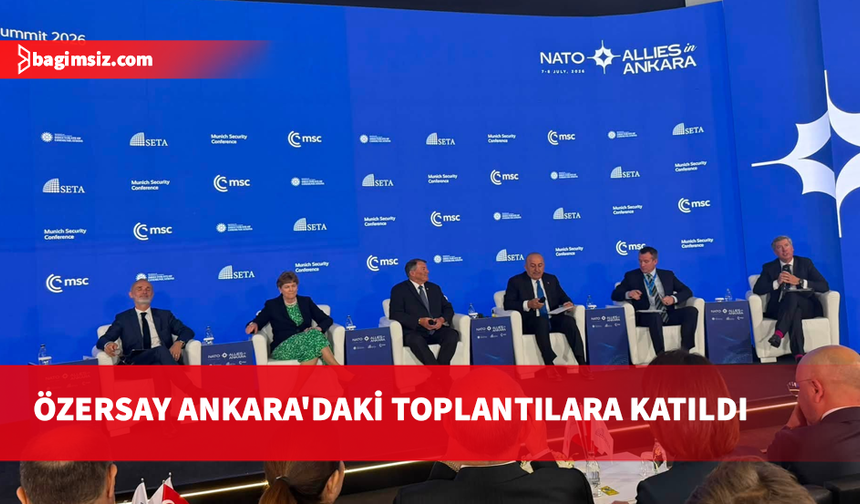 Özersay, "Müttefikler Ankara'da" uluslararası toplantısına katılım sağladı