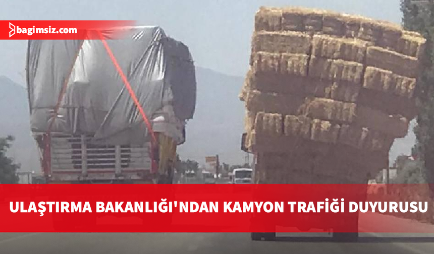 5 ton ve üzeri kamyonlara yönelik trafik kısıtlaması geçici olarak kaldırıldı