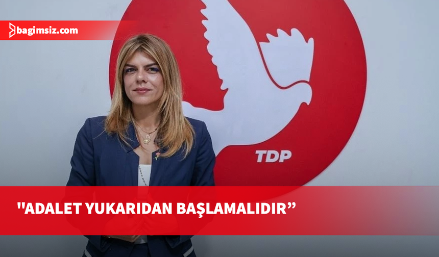 Öztabay'dan vekil maaşları tepkisi: Adalet yukarıdan başlamalıdır