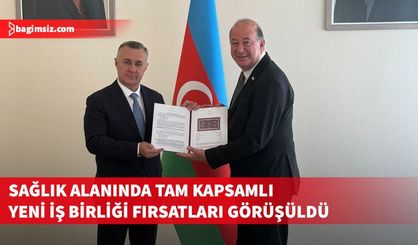 Sağlık Bakanı Dinçyürek, Azerbaycan’da mevkidaşı Musayev ile görüştü