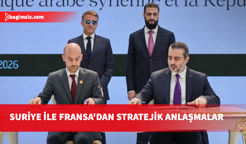Şara ile Macron Şam'da ortak basın toplantısı düzenledi
