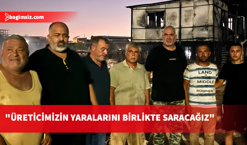 Hayvancılar Birliği'nden yangın mağduru üreticiye destek ziyareti: Üreticimizin acısı hepimizin acısıdır