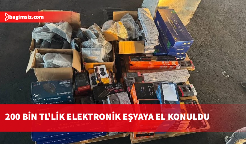Gazimağusa’da kaçak elektronik operasyonu: 200 Bin TL’lik ürüne el konuldu