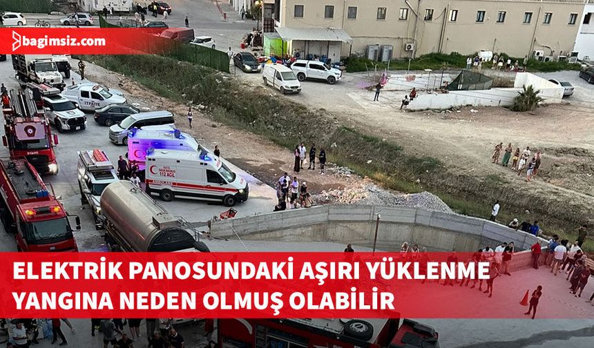 İskele'deki yangının elektrik panosundaki aşırı yüklenmeden kaynaklandığı düşünülüyor