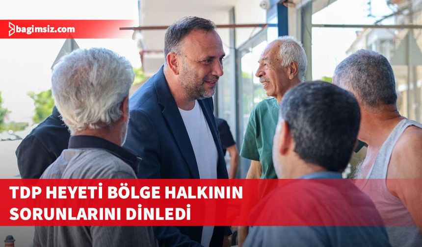 TDP Genel Başkanı ve heyeti Alsancak ve Lapta’da bölge halkıyla bir araya geldi