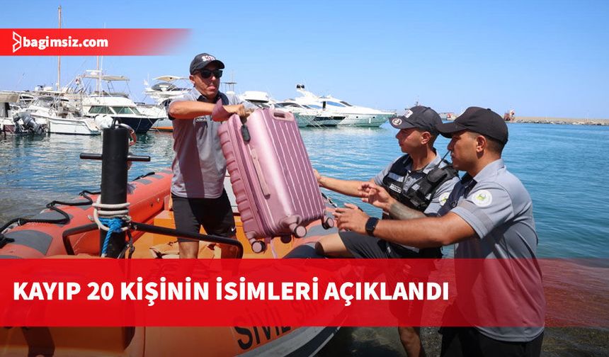Gemi faciasında son durum: Kayıp sayısının 20 olduğu netleşti...