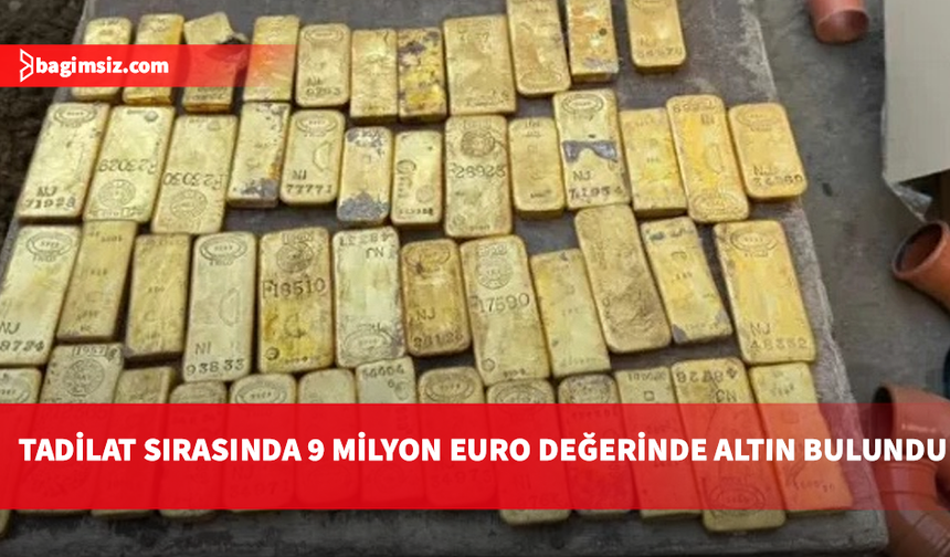 Belçika'da tadilattaki binanın duvarında yaklaşık 9 milyon euro değerinde altın bulundu