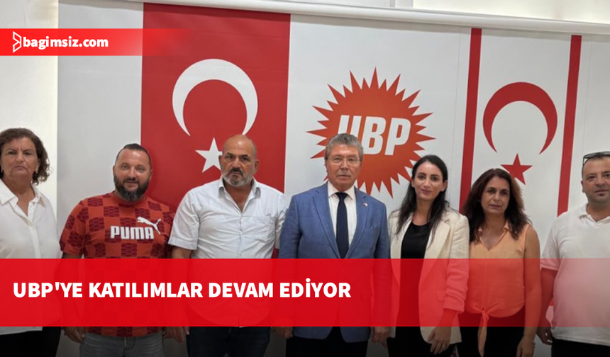 CTP'den UBP'ye geçiş: Yeni üyelere rozetlerini Başbakan Ünal Üstel taktı