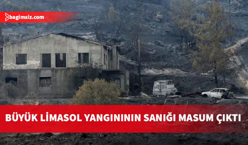 8 yıl hapis cezası alan büyük Limasol yangının sanığı masum çıktı