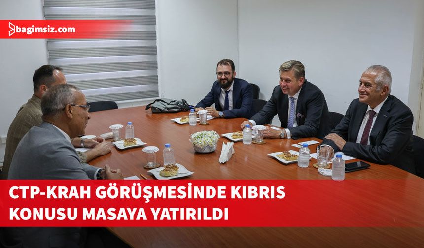 CTP heyeti Alman Milletvekili Maximillian Krah’ı kabul etti