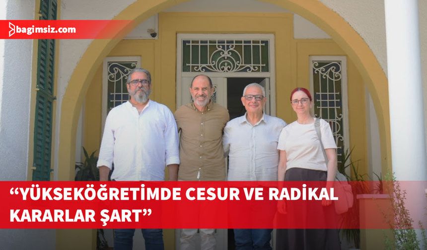 Özersay, DAÜ-SEN yetkilileriyle bir araya geldi