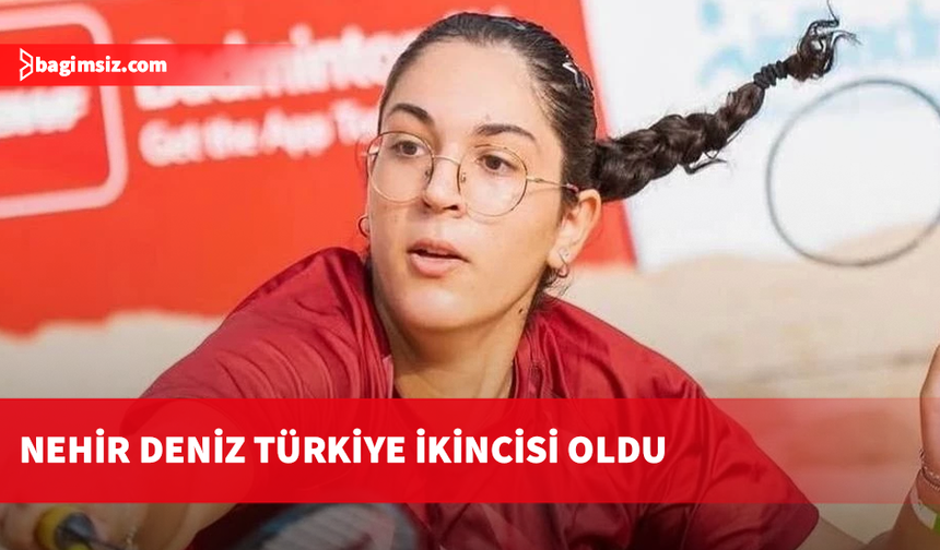 Milli sporcu Nehir Deniz Türkiye ikincisi oldu