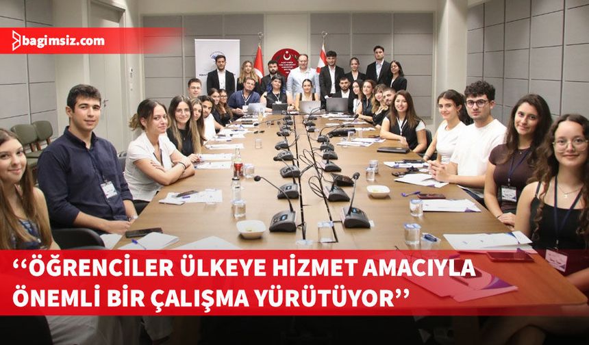 Kıbrıs Türk Üniversite Öğrencileri Kongresi kapsamında oluşturulan komiteler Meclis'te çalışma yaptı