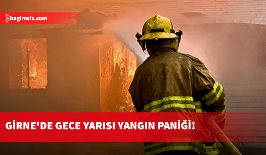 Girne’de evde çıkan yangın ev sakinleri tarafından söndürüldü
