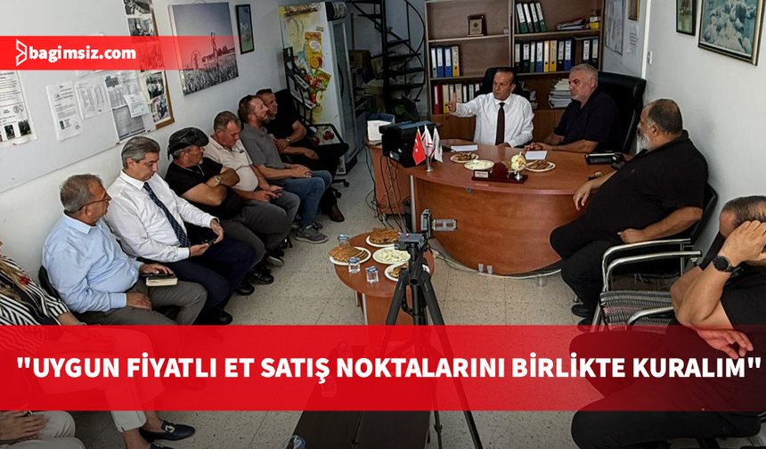 Ataoğlu'ndan üreticiye destek mesajı: Pazartesi gününden itibaren uygun fiyatlı et satış noktaları kuralım
