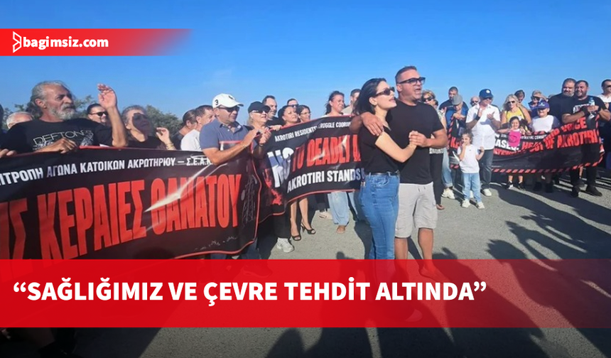 Ağrotur sakinleri bölgeye yeni anten kurulmasını protesto etti