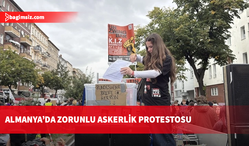 Almanya'da zorunlu askerlik protestosu