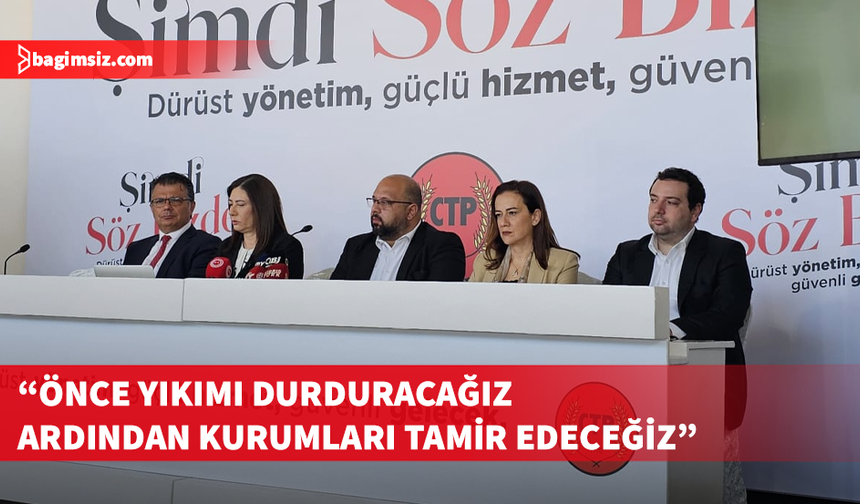 CTP’nin yeni dönem programı açıklandı: Beş öncelikli başlık