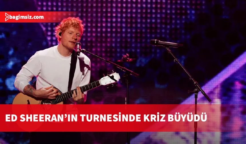 “Özgür Filistin” krizi büyüdü, Ed Sheeran'ın turnesinde kimse kalmadı