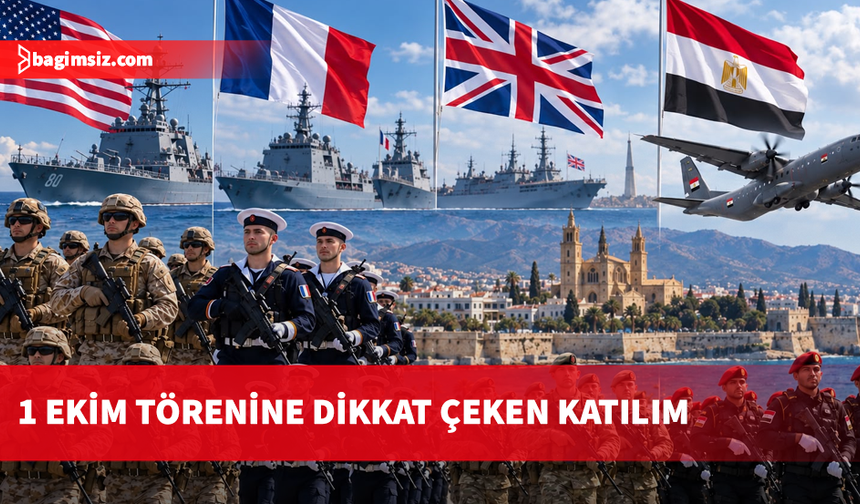 Güney Kıbrıs’ta ABD, İngiltere, Fransa ve Mısır askerleri törende yürüyecek!