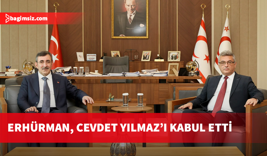 Cumhurbaşkanı Erhürman, Cevdet Yılmaz’ı kabul etti