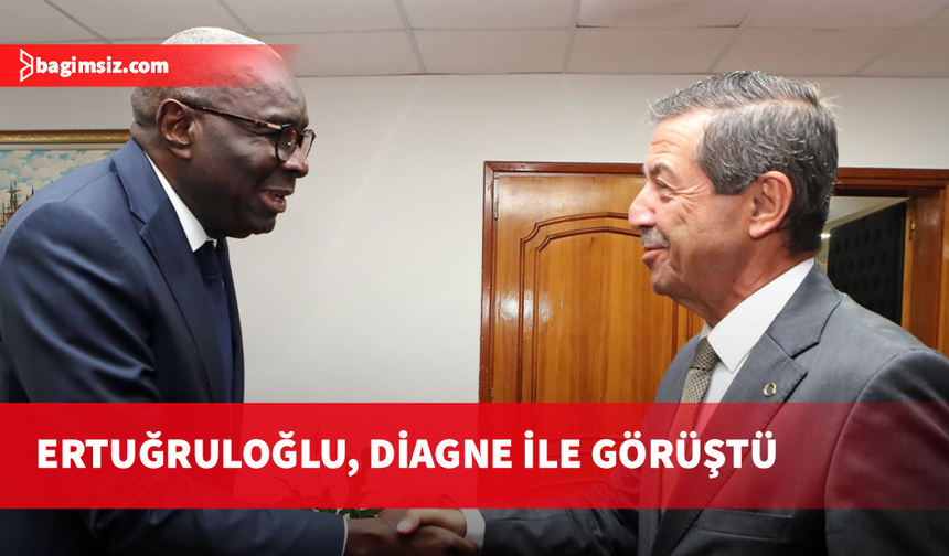 Ertuğruloğlu, BMGS'nin Kıbrıs Özel Temsilcisi ve UNFICYP Misyon Şefi Diagne ile görüştü
