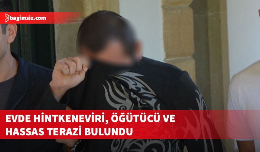 Ev aramasında 4 gram yasaklı madde ve malzemeler ele geçirildi