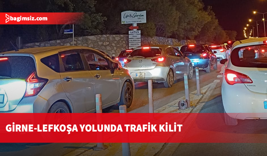 Ölümlü kazanın ardından Girne-Lefkoşa yolunda trafik kilitlendi