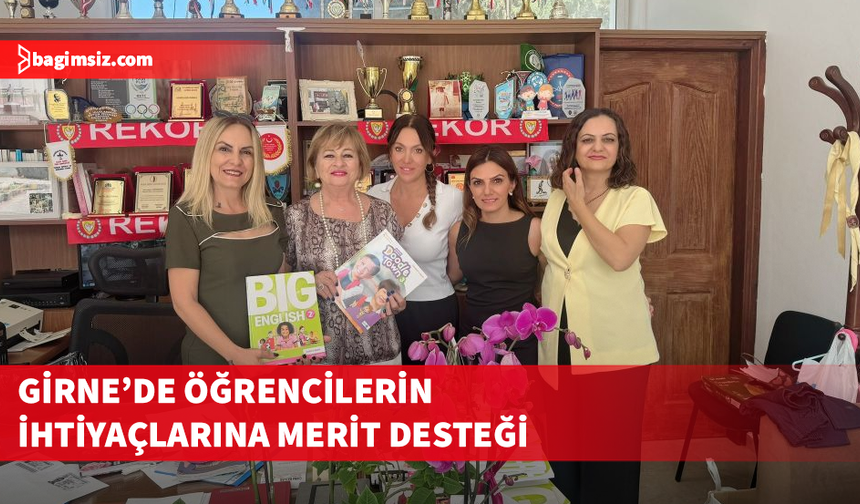 Merit’ten Girne’deki okullara eğitim desteği