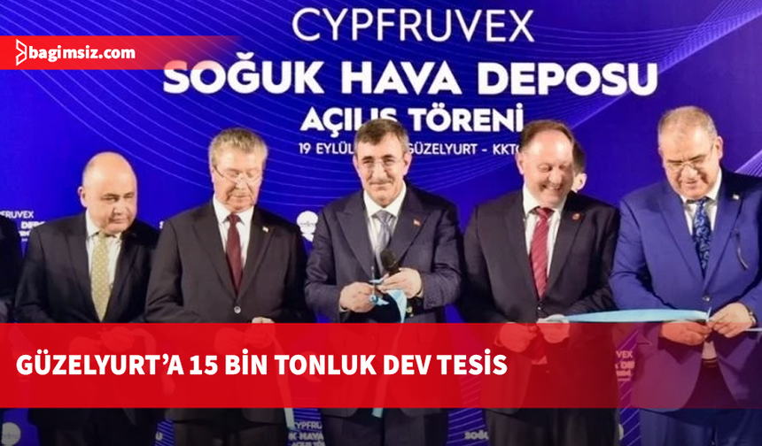 Cypfruvex Güzelyurt Soğuk Hava Deposu Entegre Tesisleri hizmete açıldı