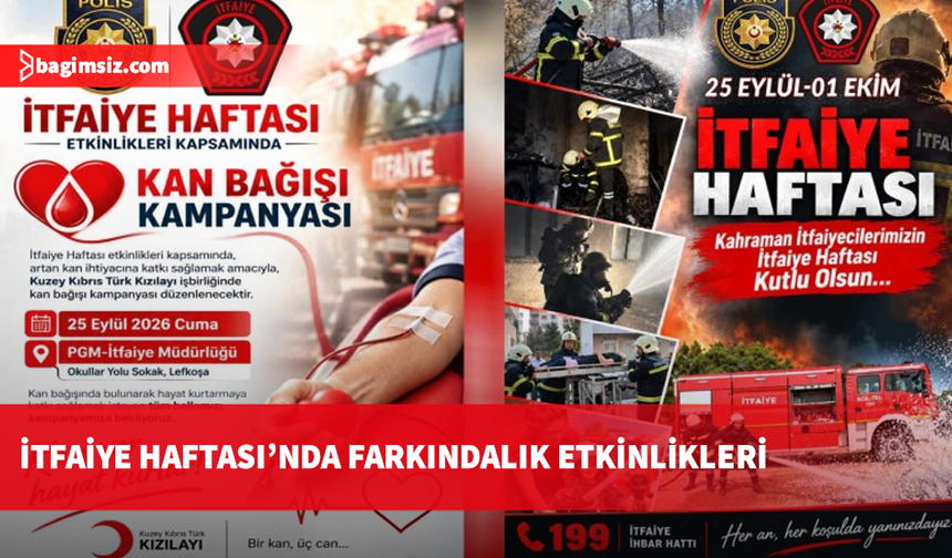 İtfaiye Haftası’nda yangınlara karşı farkındalık etkinlikleri düzenlenecek