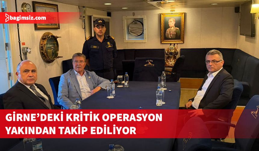 Cumhurbaşkanı Erhürman, TCG IŞIN’da çalışmaları yerinde takip ediyor