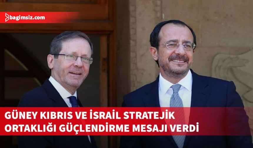 Rum Yönetimi Başkanı Hristodulidis bugün İsrail Cumhurbaşkanı Herzog ile görüştü