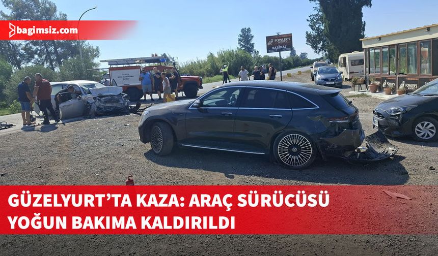 Direksiyon hakimiyetini kaybeden sürücü park halindeki 2 araca çarptı