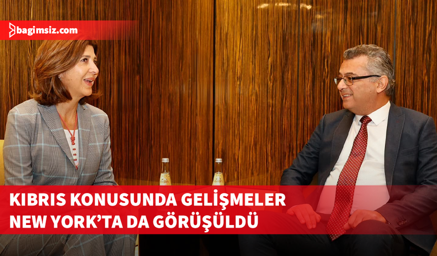 Cumhurbaşkanı Erhürman New York’ta Holguin ile görüştü