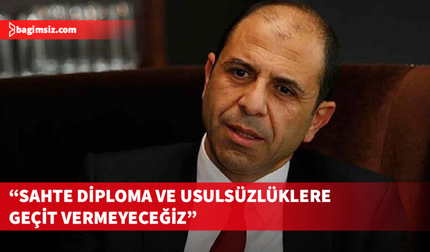 Özersay: Kriterlere uymayan üniversitelerin izinleri iptal edilecek