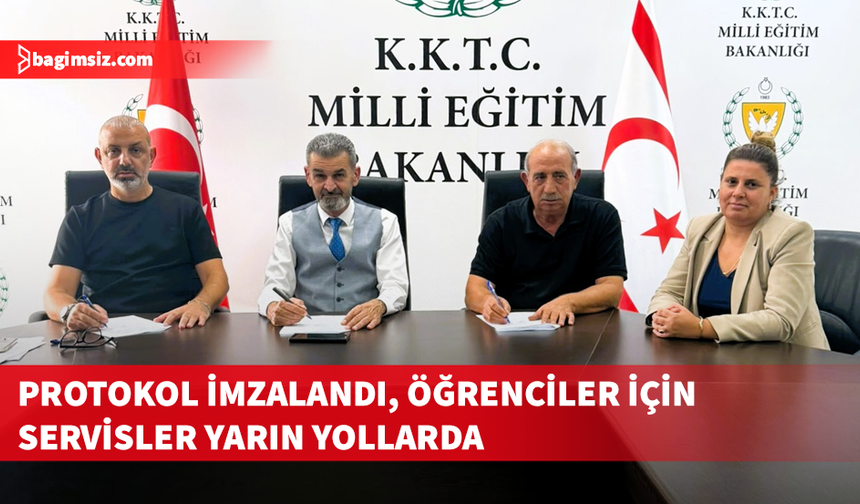Öğrenci taşımacılığında kriz çözüldü, protokol imzalandı