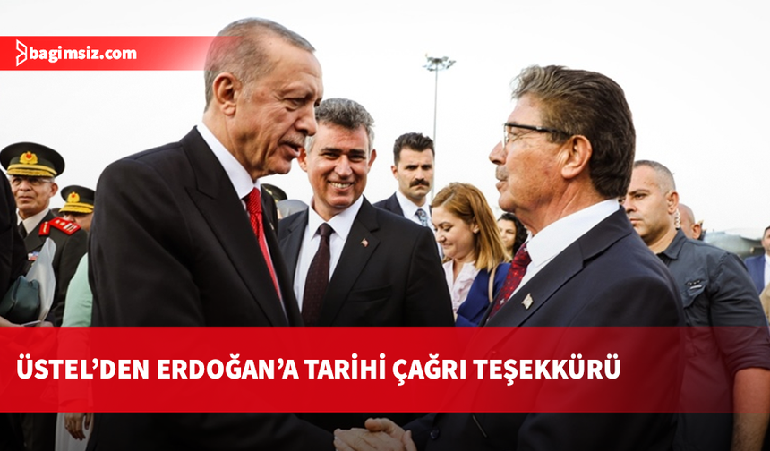 Başbakan Ünal Üstel'den Erdoğan'a teşekkür: Beşinci kez dünyaya haykırdı!