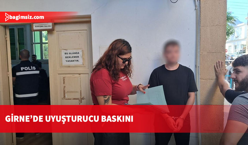Girne’de Narkotik baskını: 24 gram Hint keneviri ve hassas terazi ele geçirildi