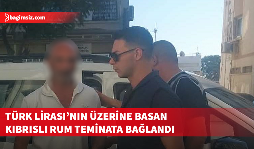 Trafik cezasını Euro ile ödeyemediği için Türk Lirasını yere atıp,ezdi!