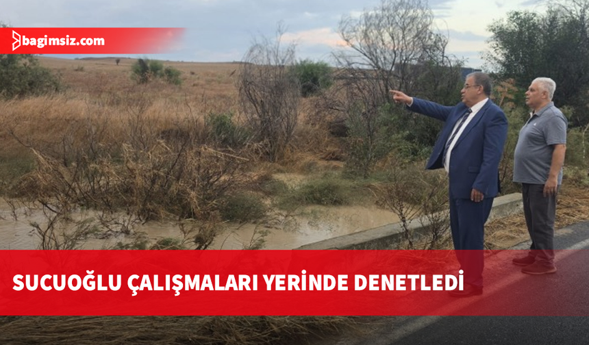Bakan Sucuoğlu Yılmazköy – Kılıçaslan yol güzergâhında incelemelerde bulundu