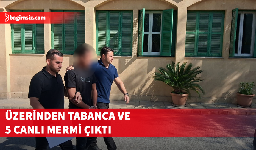 Girne’de şüpheli hareketler ele verdi