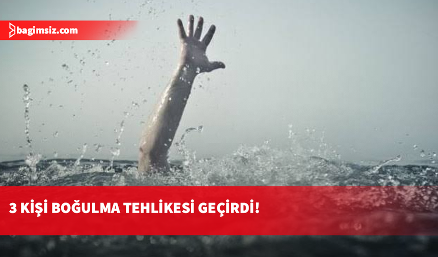 Mackenzi Halk Plajı'nda korkutan anlar: 3 kişi boğulma tehlikesi atlattı, 1 kişi yoğun bakımda