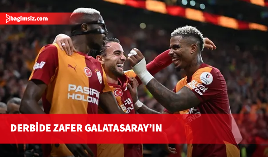 Galatasaray sahasında Fenerbahçe'yi 2-1 mağlup etti