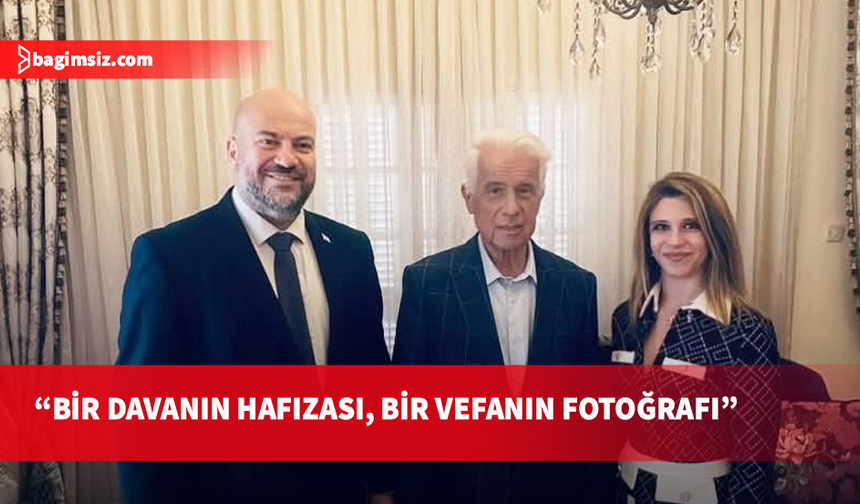 Hasan Küçük'ten 3. Cumhurbaşkanı Derviş Eroğlu'na anlamlı ziyaret: Bir davanın hafızası, bir vefanın fotoğrafı