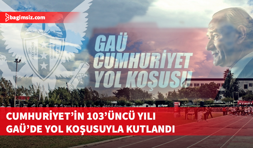 GAÜ “Cumhuriyet Yol Koşusu” düzenledi