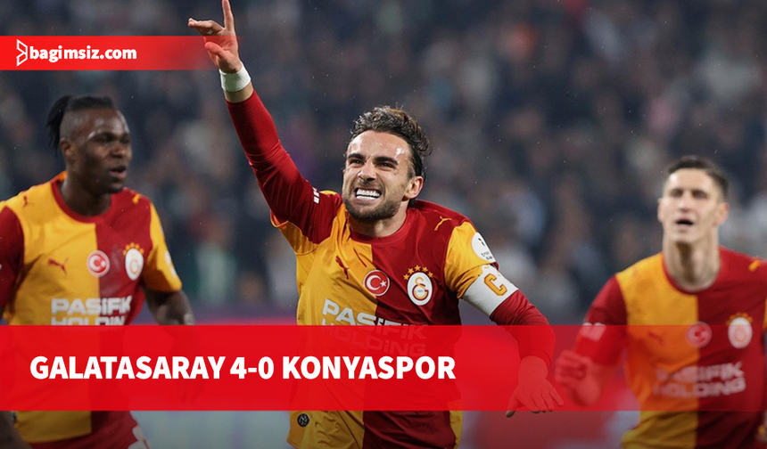 Galatasaray Konya'da farka koştu: 4-0