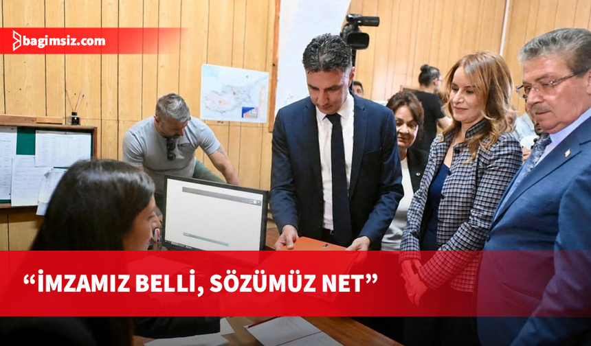 Hüseyin Amcaoğlu resmi adaylık başvurusunu tamamladı