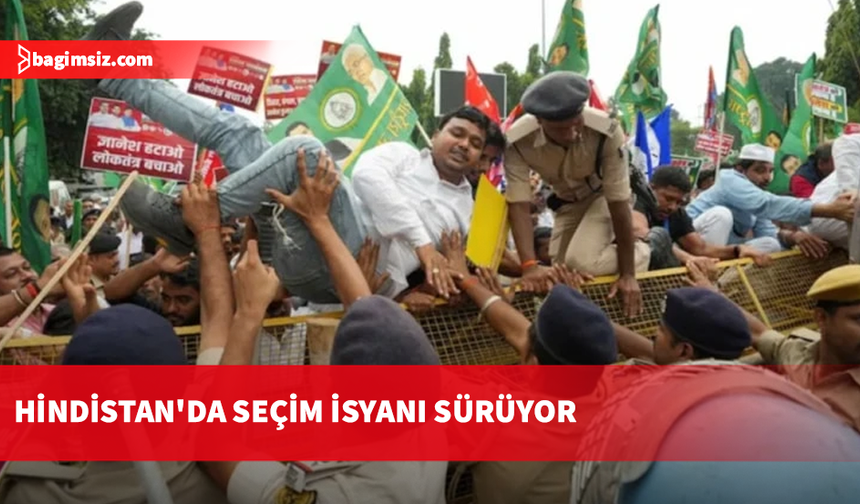 Hindistan'da seçim isyanı sürüyor: Gençlik liderleri cezaevine girdi